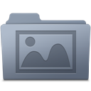 Photo Folder Graphite icon